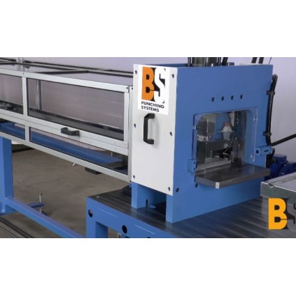 BS P80 Punching machine with a vertical hydraulic cylinder
